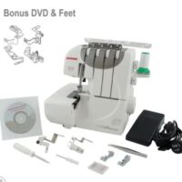 Janome 544D + Extention table & Bonus Feet